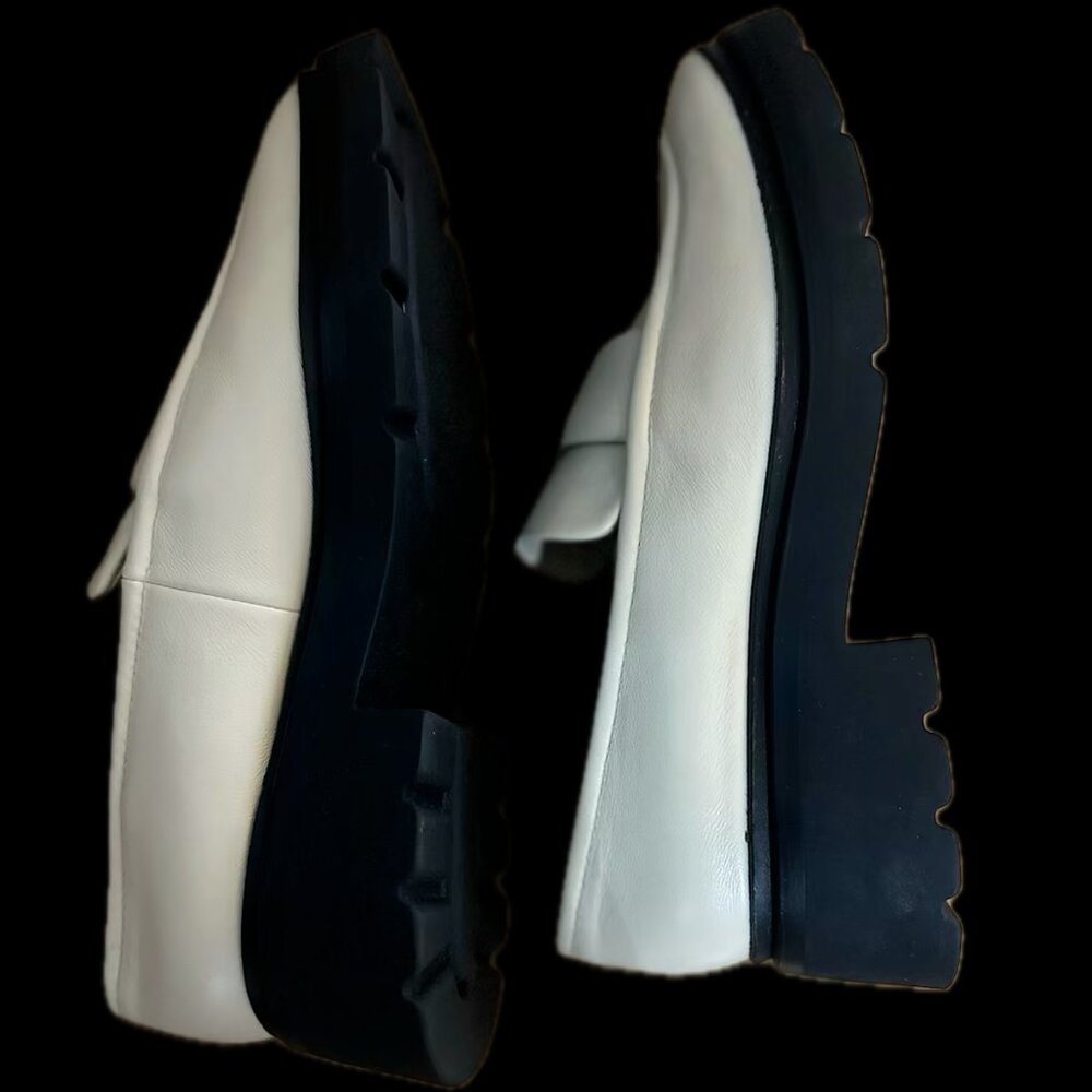 Cream Colored Vince  Robin Loafers Size 7